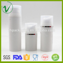 cylinder perfume packing 30ml clear plastic airless bottle in Shenzhen